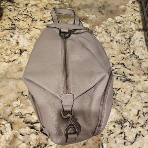 Rebecca Minkoff Gray Leather Backpack